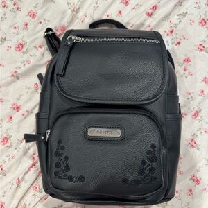 Rosetti Black Floral women's Backpack